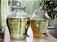 Glass large Jar&set of skin